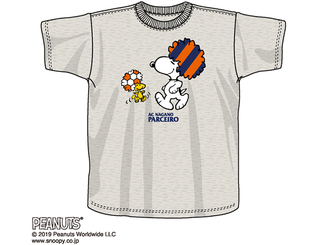 スヌーピーコラボtシャツ アフロ キッズサイズ Ac長野パルセイロ 公式オンラインショップ